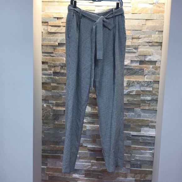 PRABAL GURUNG SIMONE Belted Houndstooth Pants - Picture 5 of 12